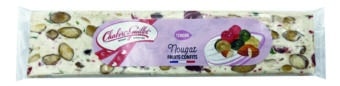 Nougat tendre aux Amandes et Fruits Confits – Barre 100g - Nougat Chabert & Guillot