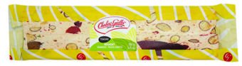Nougat tendre aux Amandes et Fruits Confits – Barre 100g - Nougat Chabert & Guillot