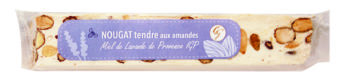 Nougat tendre aux Amandes naturelles et Miel de Lavande IGP – Barre 100g - Nougat Chabert & Guillot