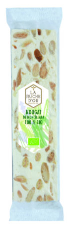 Nougat de Montélimar tendre Bio – Barre 50g