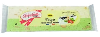 Nougat tendre vanille pistache – Barre 100g - Nougat Chabert & Guillot