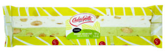 Nougat tendre vanille pistache – Barre 100g - Nougat Chabert & Guillot