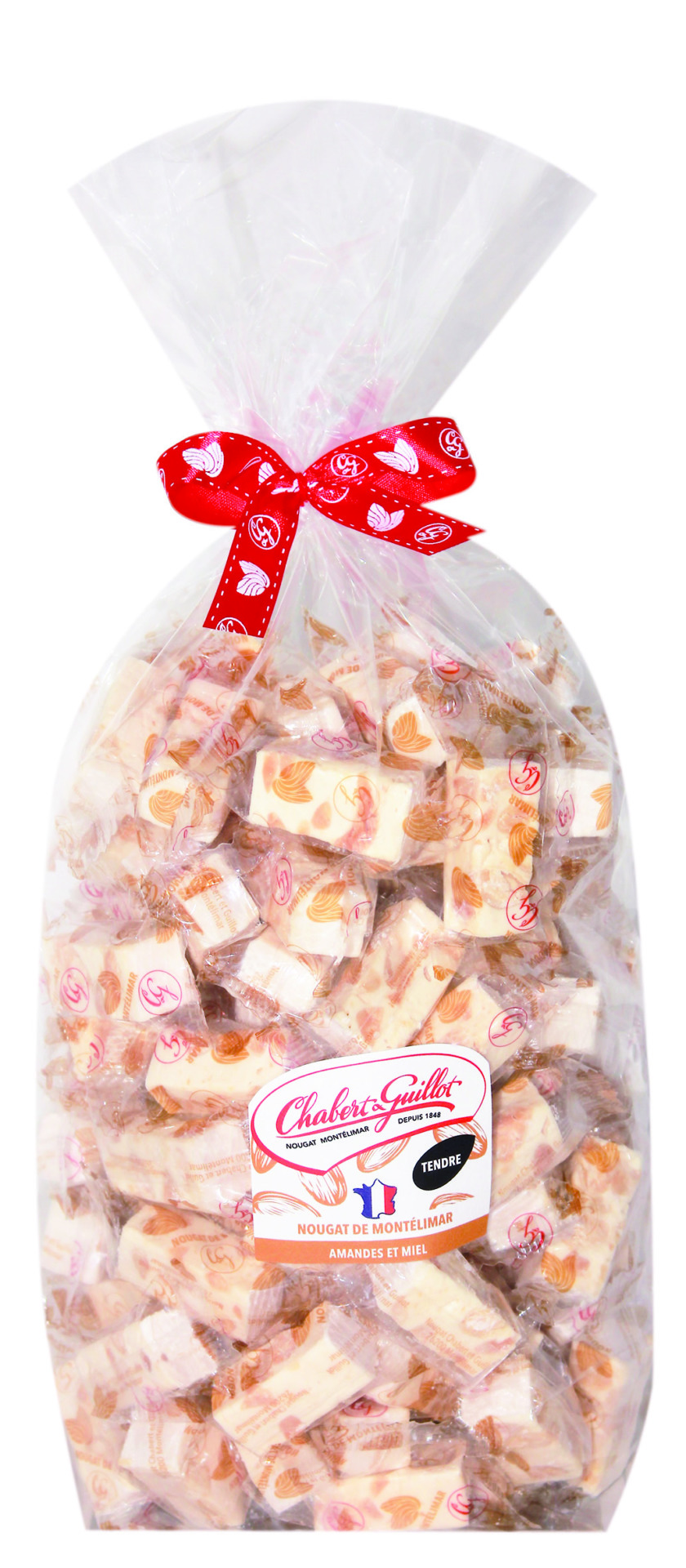 Nougat de Montélimar tendre – Sachet 1kg