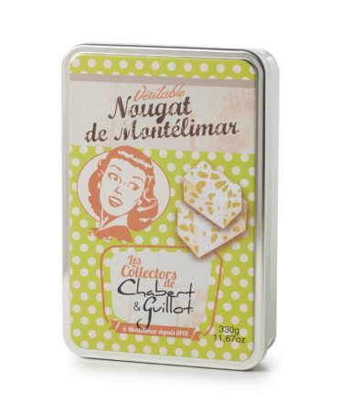 Nougat de Montélimar tendre – Boîte métal 330g