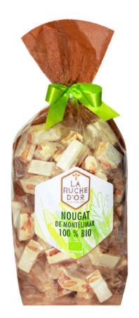 Nougat de Montélimar tendre Bio – Sachet 400g