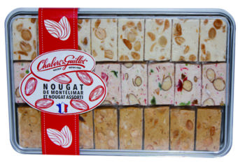 Nougats tendres, Montélimar IGP, Café et Fruits confits – Boîte 250g - Nougat Chabert & Guillot