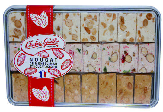Nougats tendres, Montélimar, Café et Fruits confits – Boîte 250g