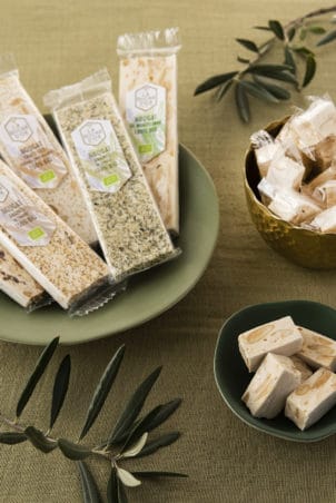 Nougat de Montélimar tendre Bio aux Figues – Barre 50g