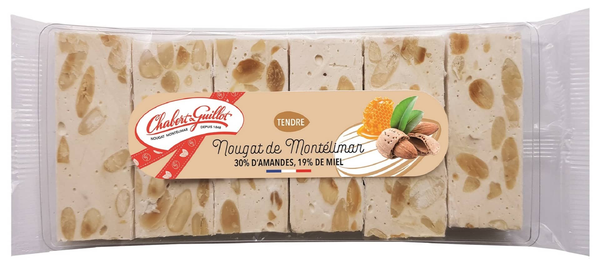 Nougat tendre barre de 150 gr