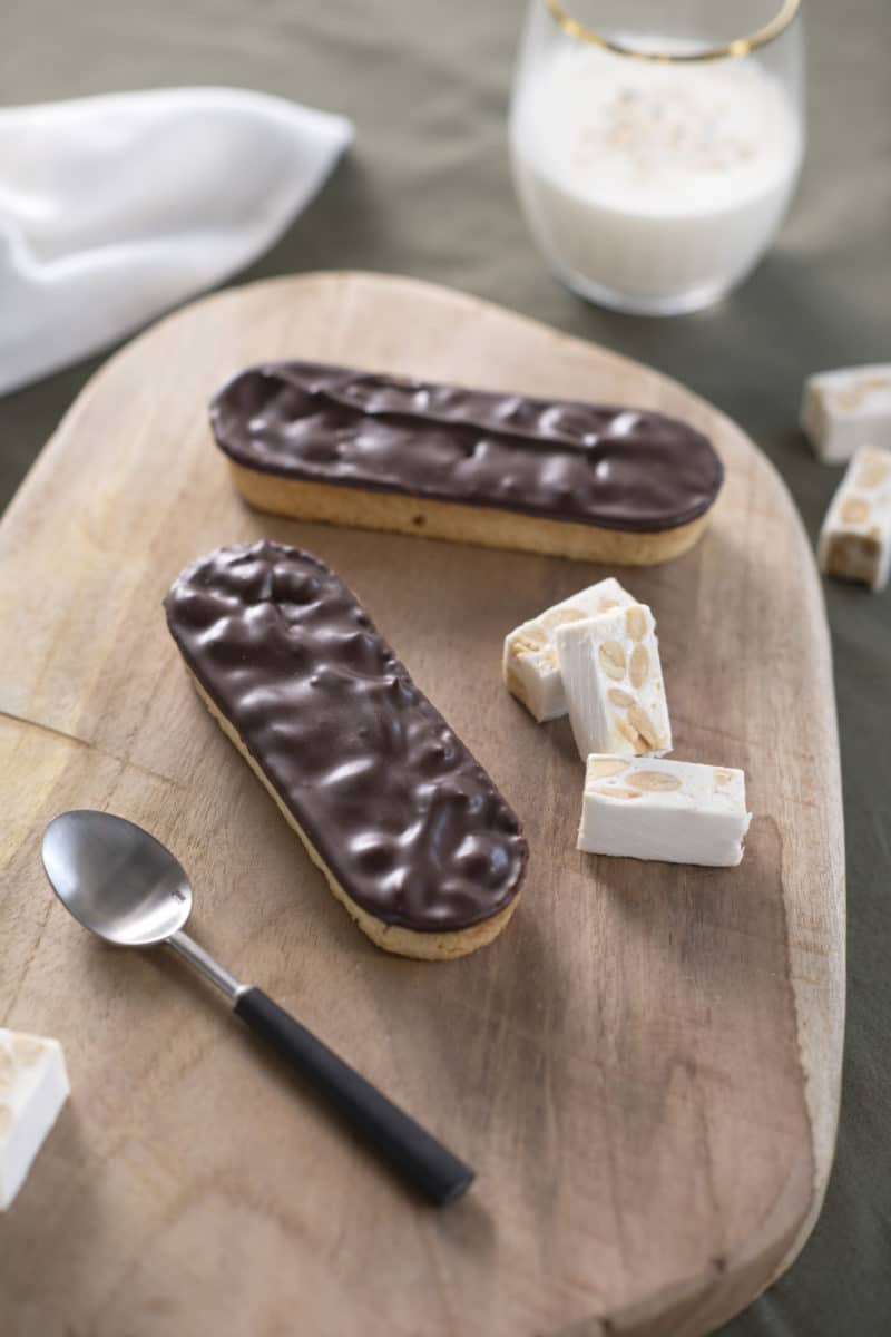 Recette - Recette tarte à la Crème de chocolat au nougat de Montélimar