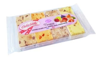 Nougat caramel au beurre salé, abricot, figue et citron-fraise – Barquette 90g - Nougat Chabert & Guillot