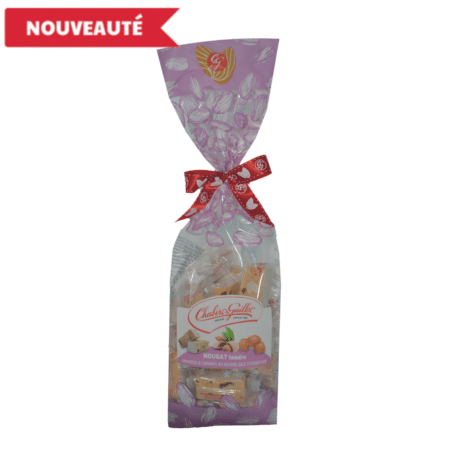 Nougat au caramel beurre salé – Sachet 250g
