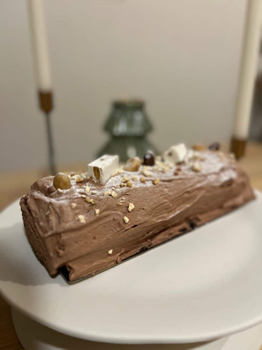 Recette - Recette Buche de Noël Nougat Framboise Chocolat