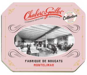 Nougat de Montélimar IGP tendre – Boîte Collector 300g Rose - Nougat Chabert & Guillot