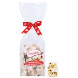 Nougat tendre aux amandes caramélisées et noisettes – Sachet Noël 190 g - Nougat Chabert & Guillot