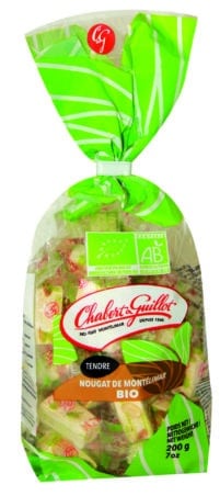 Nougat de Montélimar IGP tendre 100% bio – Sachet 200 g