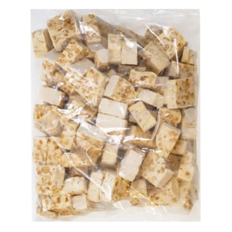 Chutes nougat tendre caramel beurre salé, vanille et amandes caramélisées – Poche 1 Kg