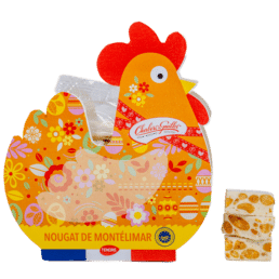 Nougat tendre de Montélimar IGP, décor Poule – Poche 150g - Nougat Chabert & Guillot