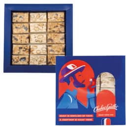 Nougat de Montélimar IGP- nougat Rhum-Raisin et nougat Pruneau-Armagnac- Écrin 150g - Nougat Chabert & Guillot