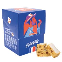 Boite cube de Nougat au caramel beure salée – 120g - Nougat Chabert & Guillot