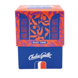Boite cube de Nougat écorce d&rsquo;orange et pistache – 120g - Nougat Chabert & Guillot